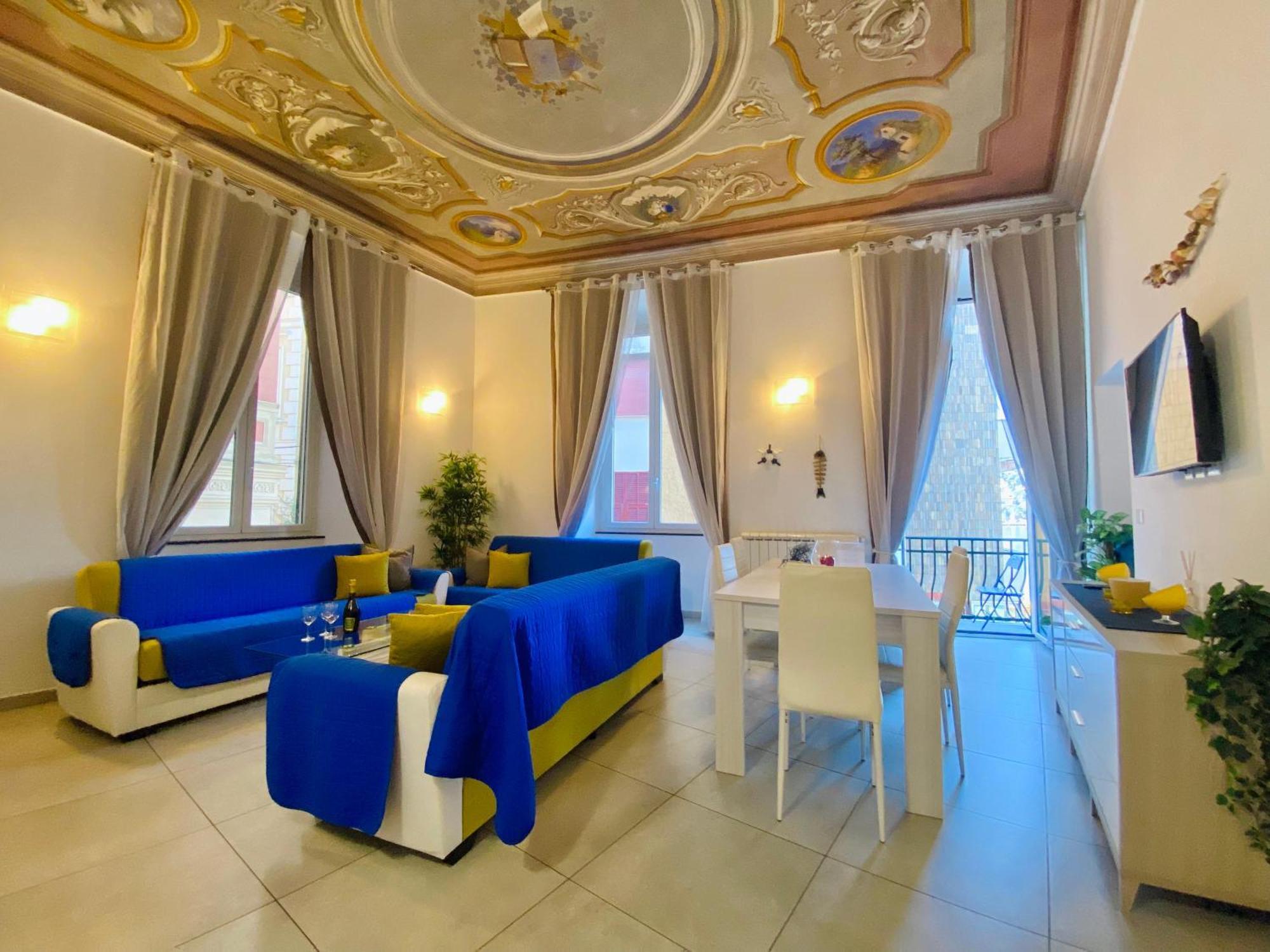 Alla Casa Rosa Al Mare- Centrale A Di Fronte Al Mare- Emozionante- Garage Privato Gratuito A 800 Mt- Aria Condizionata-Wifi Rapallo Buitenkant foto